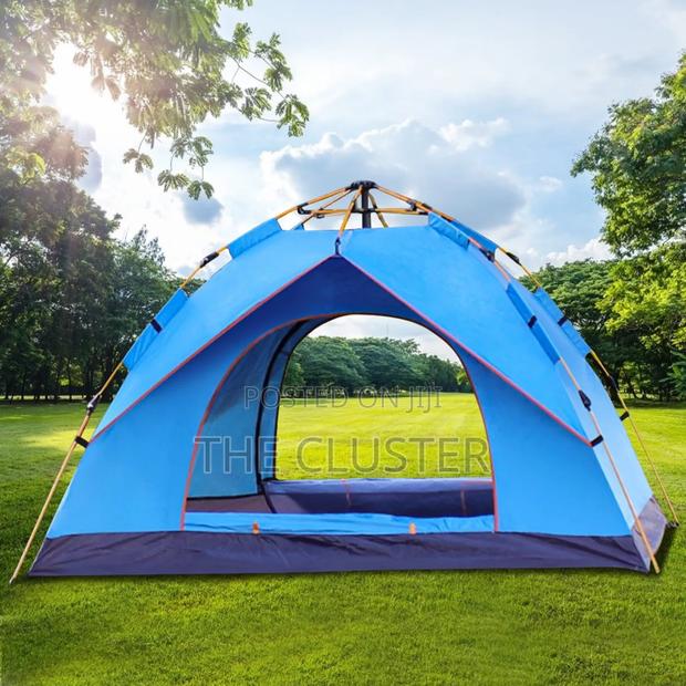 Waterproof 4-3 Person Large Camping Tent - main view