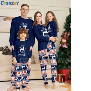 *Christmas Pajamas Outfit for Both Adults Kids Pyjamas Set(Top+Pant)*