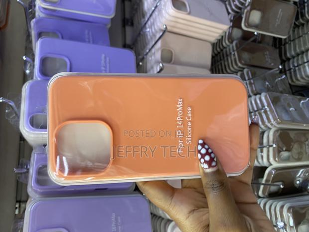 Mirsii iPhone 14 Pro Max Liquid Silicone Case With Microfiber Lining - main view