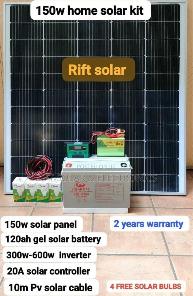 Boma Yetu 150 Watts Full Special Solar Package