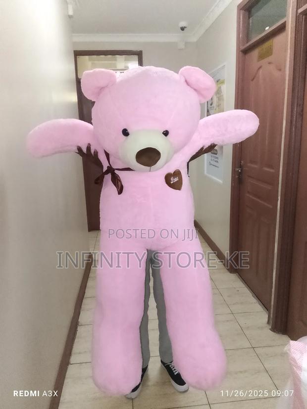 Pink Teddy Bear 140cm - main view