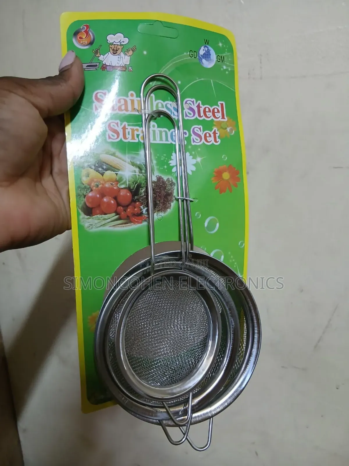 3 In 1 Metallic Sieve