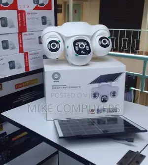 4g Solar CCTV Camera Triple Lens Solar CCTV