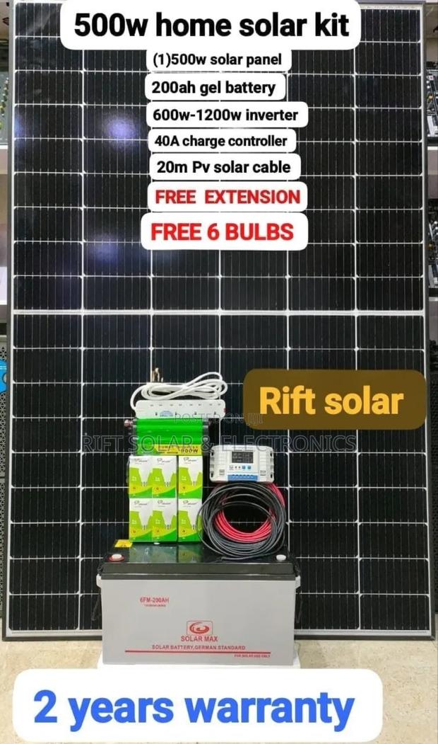 Powerful House 500 Watts Special Full Solar Kit