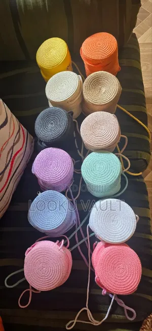 Strap/Sling/Boho/Beach Round Straw Bags
