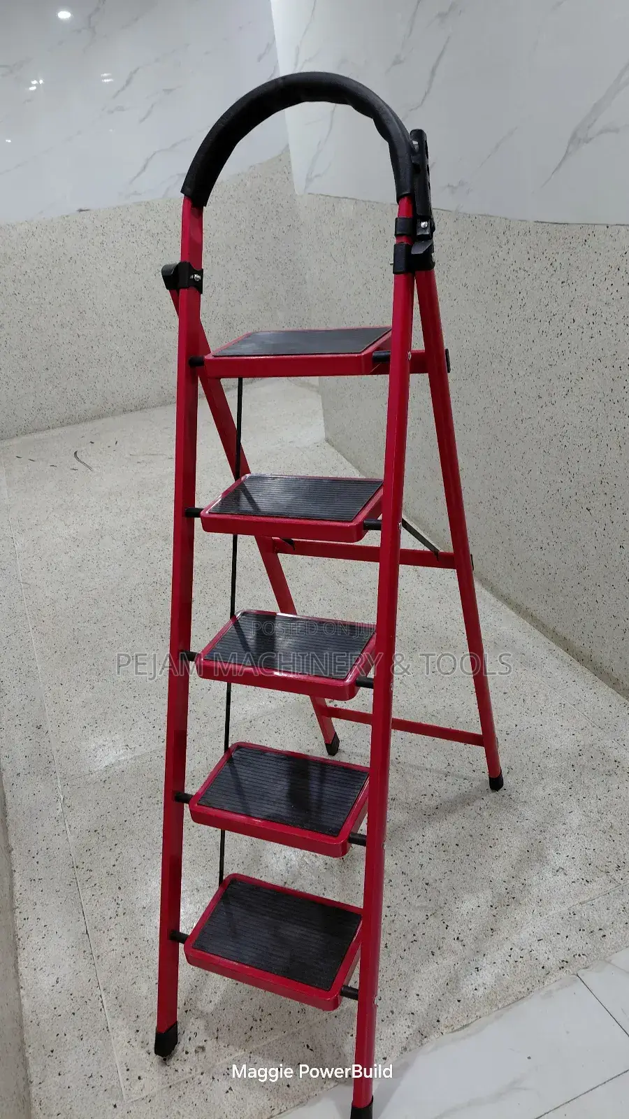 Aluminium 5-Step Folding Ladder
