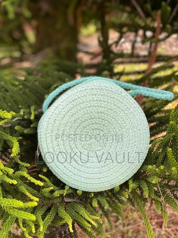 Strap/Sling/Boho/Beach Round Straw Bags - thumbnail 6