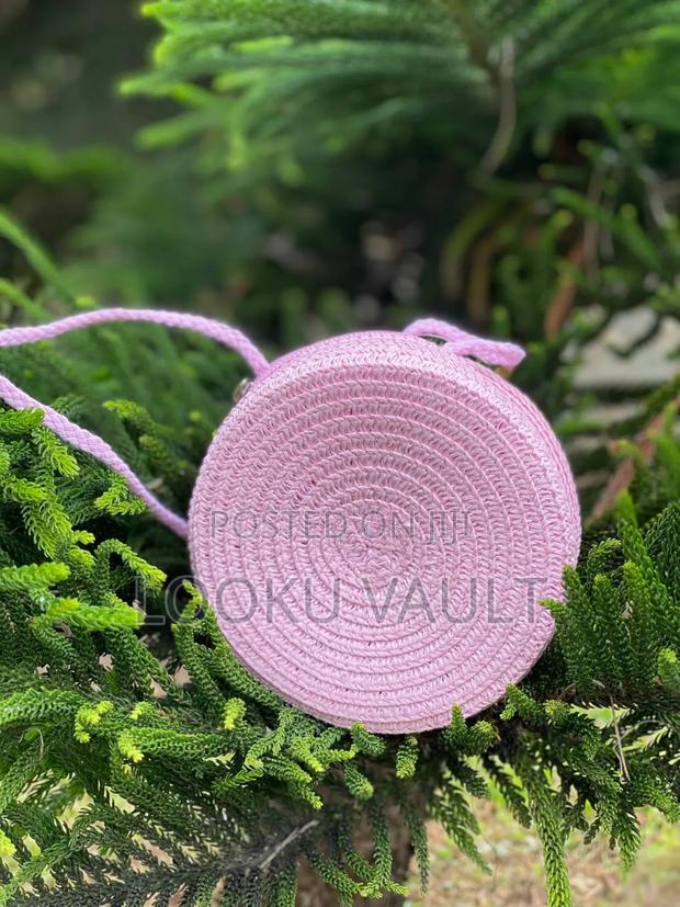 Strap/Sling/Boho/Beach Round Straw Bags - thumbnail 9