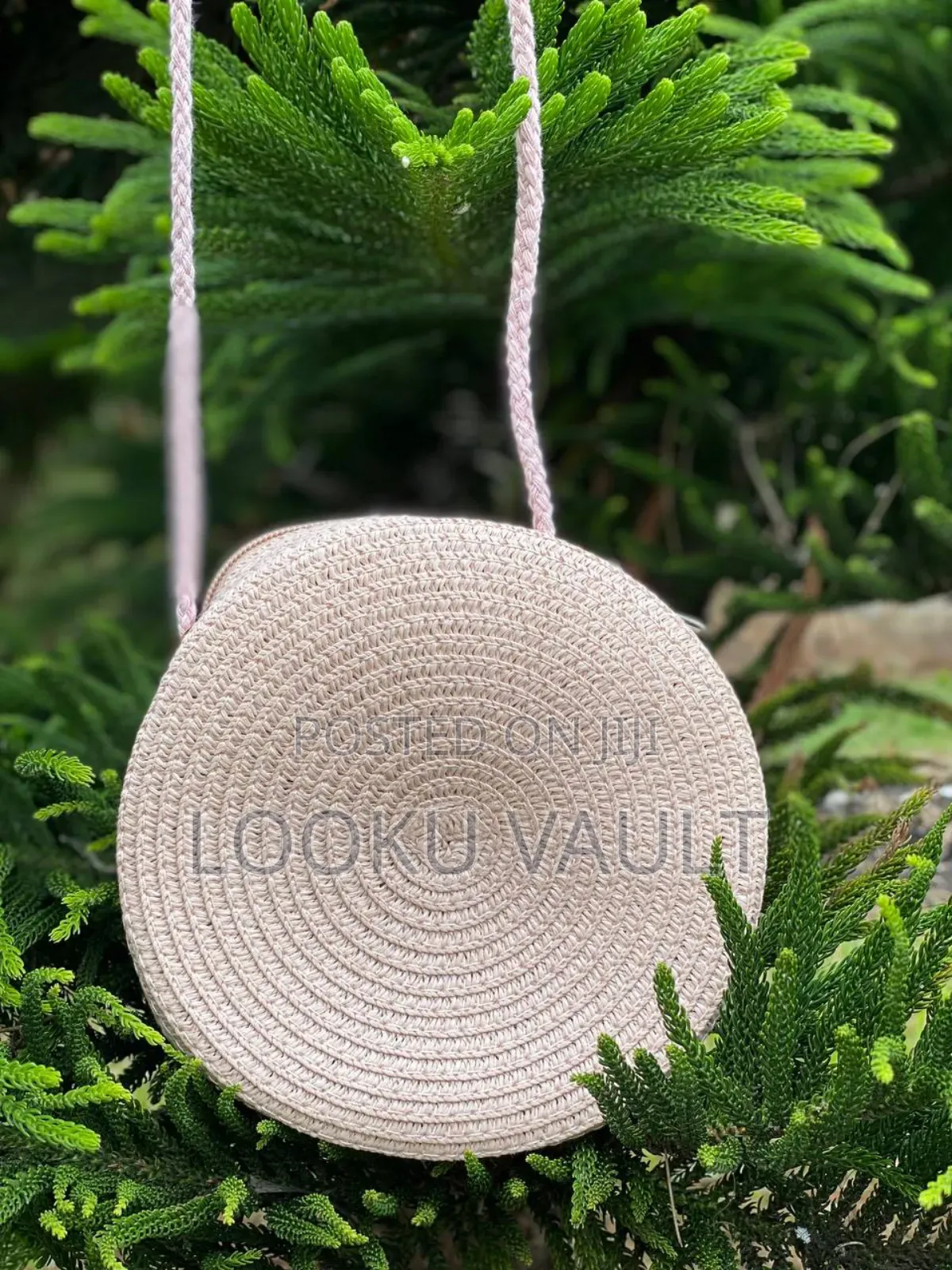 Strap/Sling/Boho/Beach Round Straw Bags