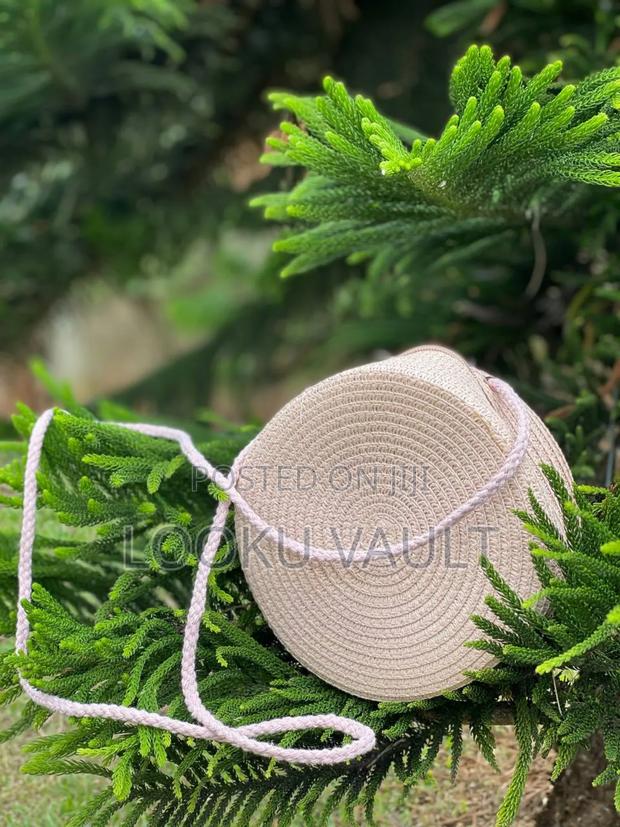 Strap/Sling/Boho/Beach Round Straw Bags - thumbnail 11