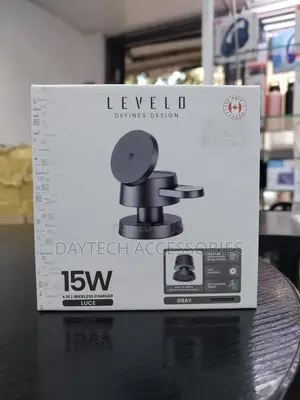 Luce 4-in-1 Wireless Charger With Bedside Lamp Design Strong Magnet.