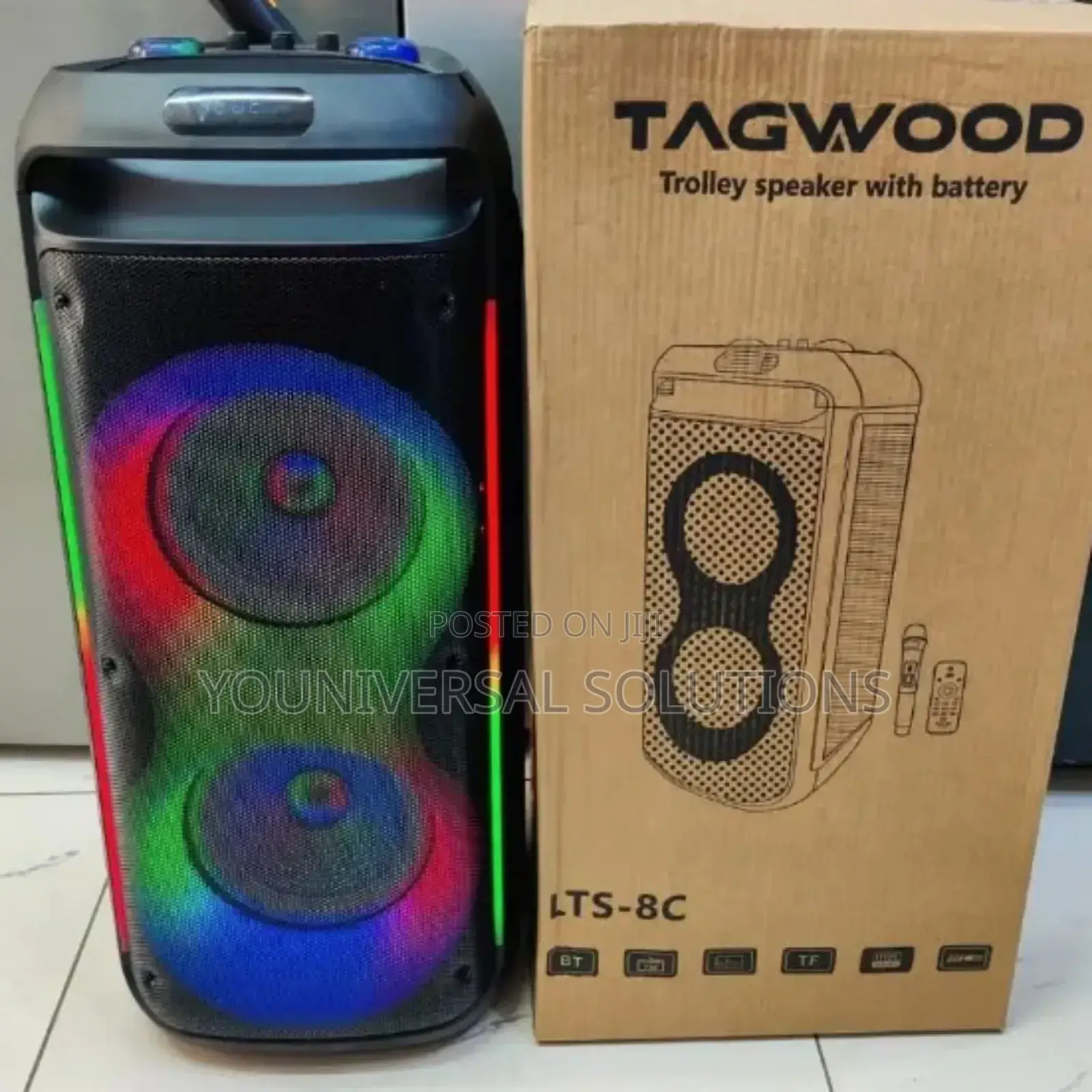 *Tagwood Rechargeable Party Box With Microphone and Remote
