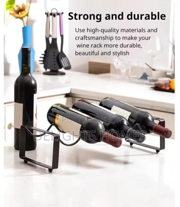 Metallic Carbon Wine Holder_nje - thumbnail 2