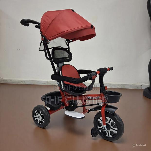 Kids Baby Stroller Tricycle Bicycle With a Sunshade