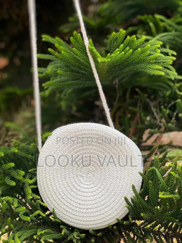 Strap/Sling/Boho/Beach Round Straw Bags - thumbnail 4