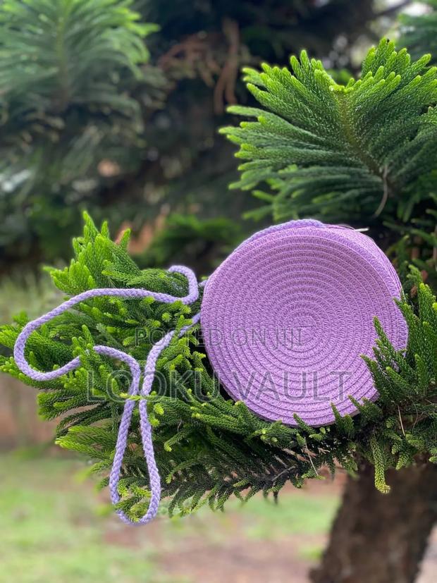 Strap/Sling/Boho/Beach Round Straw Bags - thumbnail 8