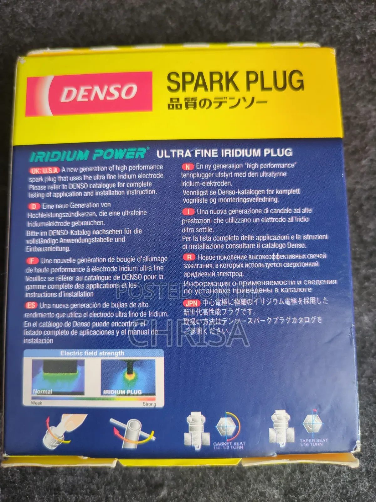 Denso Original Plugs Ikh16 / 5343 for Toyota, Lexus