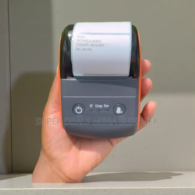 58mm Portable Receipt Label Barcode Printer 203dpi Fast Print