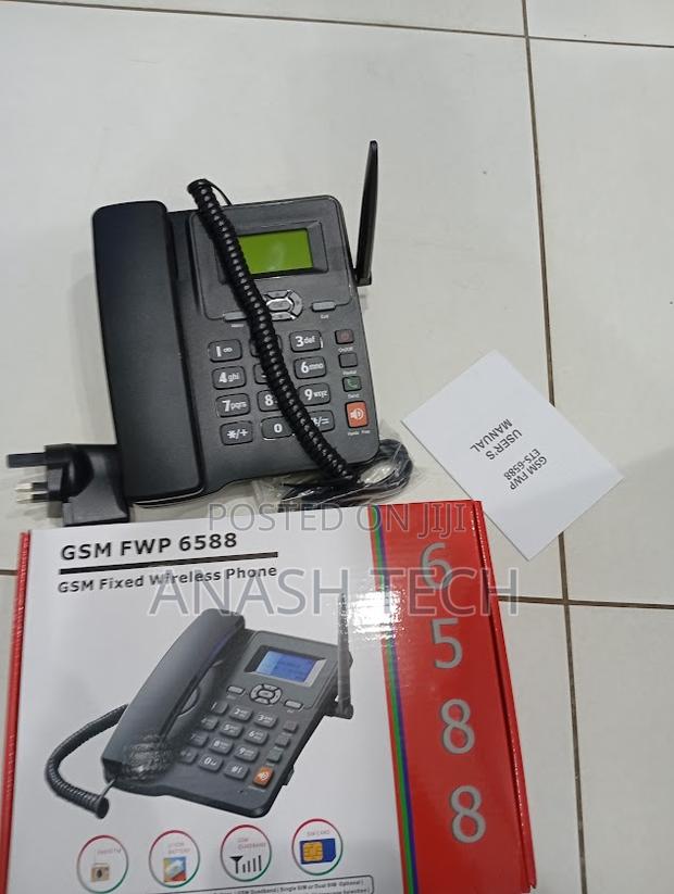 GSM Deskphone 6588 GSM Fixed Wireless Phone SMS Support