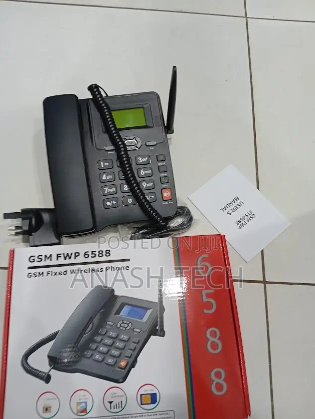 GSM Deskphone 6588 GSM Fixed Wireless Phone SMS Support