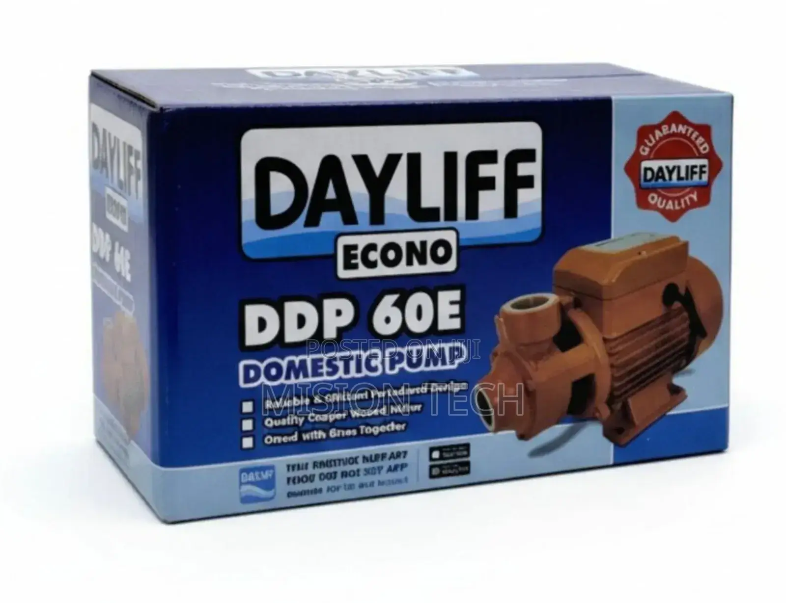 Dayliff Econo DDP 60e Domestic Pump* 