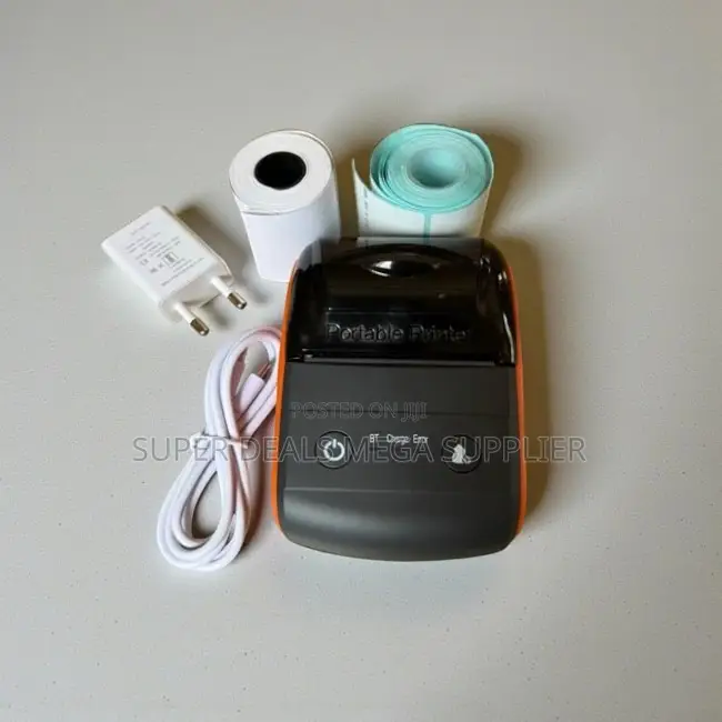 58mm Bluetooth Receipt Label Barcode Printer 203dpi Fast Print