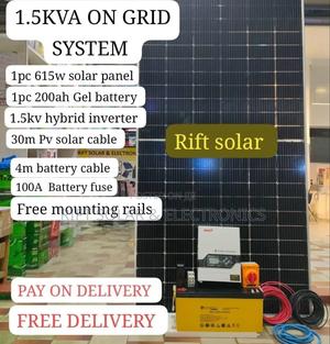 Perfect Solar Solution 1.5kva on Grid - 200ah - 615w Solar Package - main view
