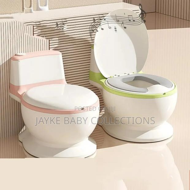 Baby Potty Training Toilet – Realistic Soft Seat - main view
