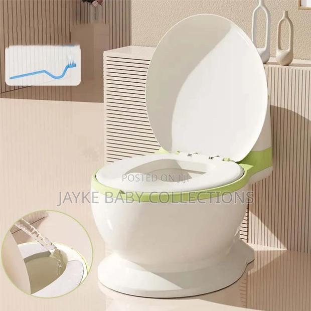 Baby Potty Training Toilet – Realistic Soft Seat - thumbnail 4