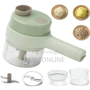 4-in-1 Electric Vegetable Cutter Chopper Rechargeable Food Processor