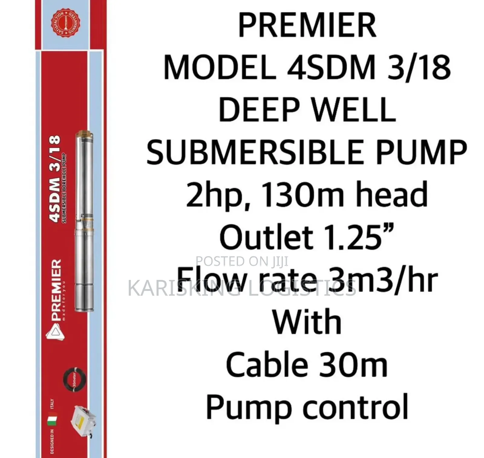 130 Meter Submersible Pump