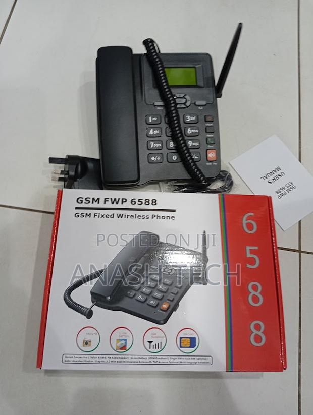 Home Phone, GSM FWP 6588 Fixed Deskphone Dual Sim