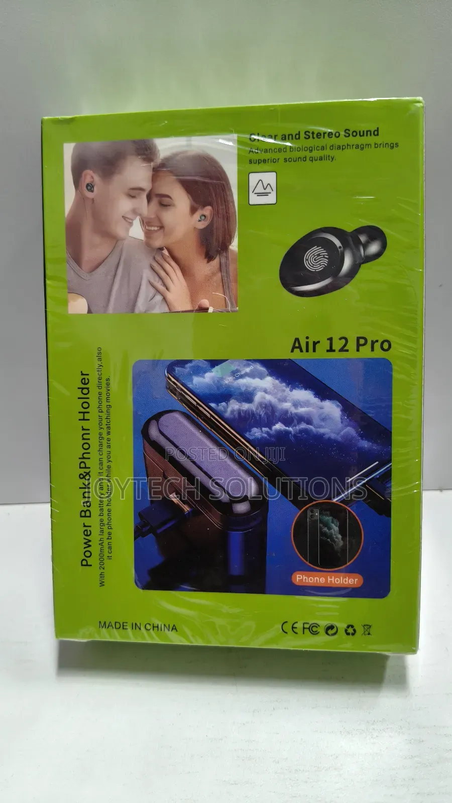Oraimo Air 12pro. Clear and Stereo Sound.