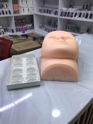 Micro Blading Lash Practice Dummy - Lightskin With Lashes - main view