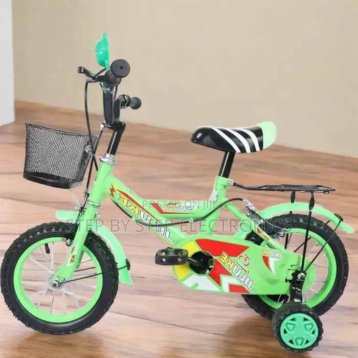 12,14,16 Inch 2-11 Years Kids Fun Bike With Basket and Sturdy Frame