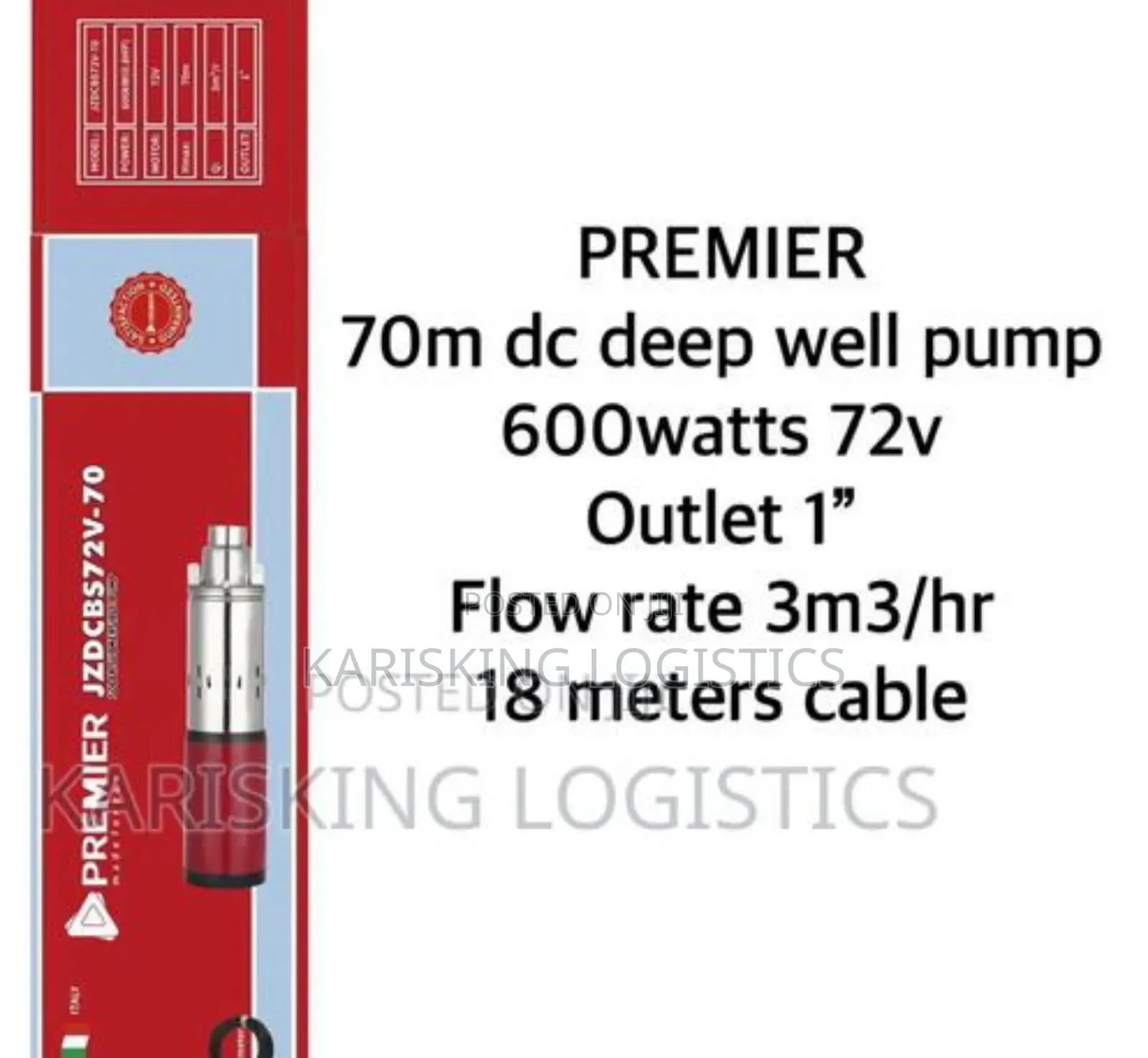 70 Meters Dc Submersible Pump