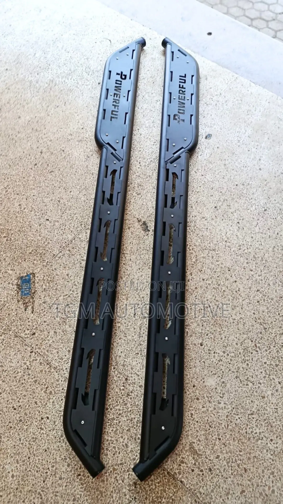 Heavy Duty Steel Side Steps Hilux Revo