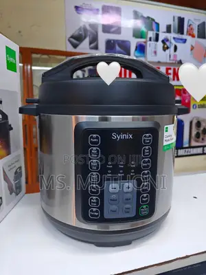 6-Liter Syinix Insta /Multifunctional Electric Pressure Cooker.