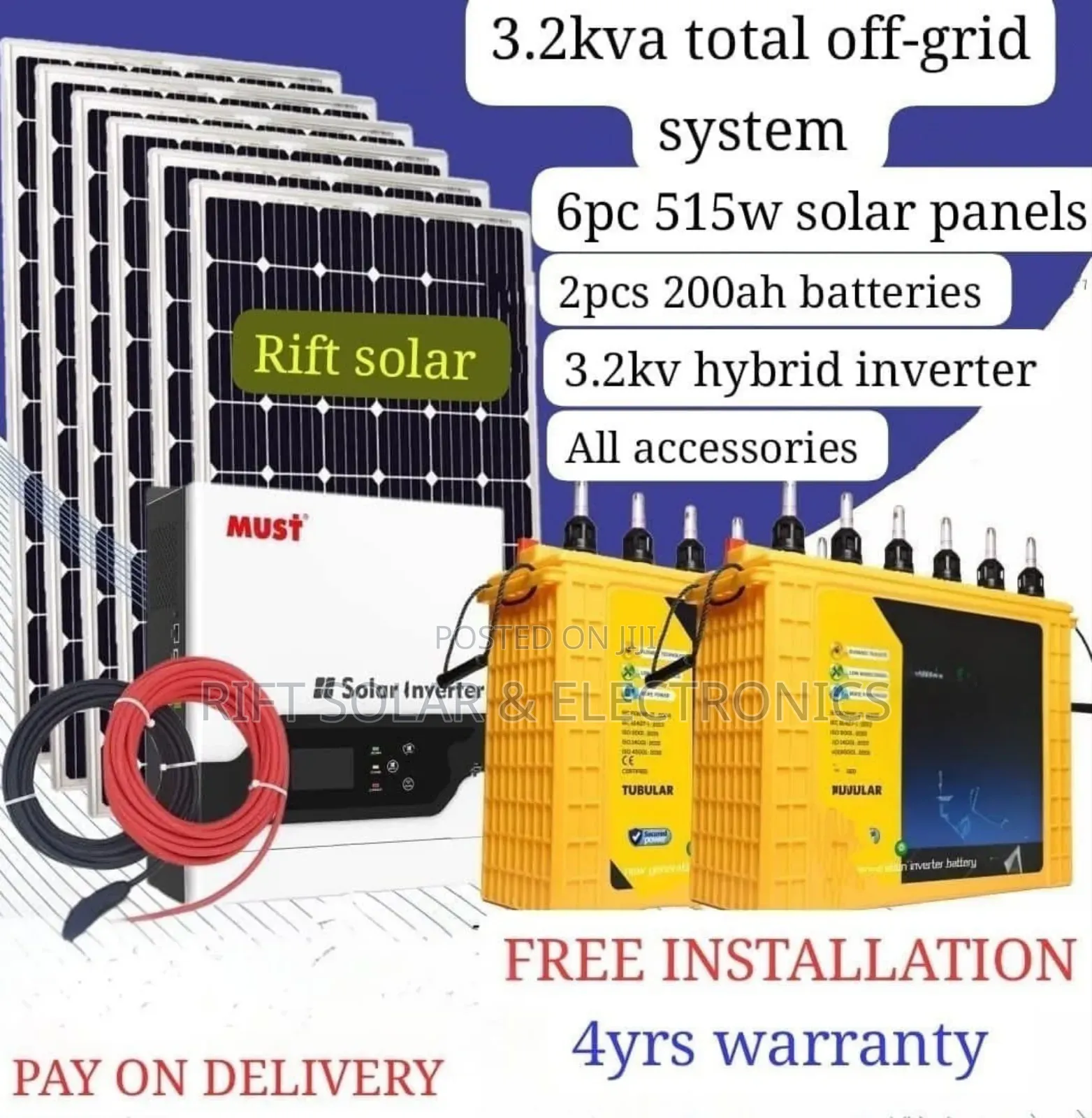 3.2kva Total House Off-Grid Power Solutions