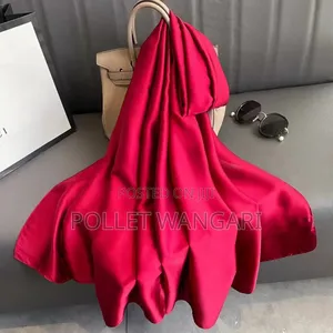 Plain Colored Large Silk Scarfs