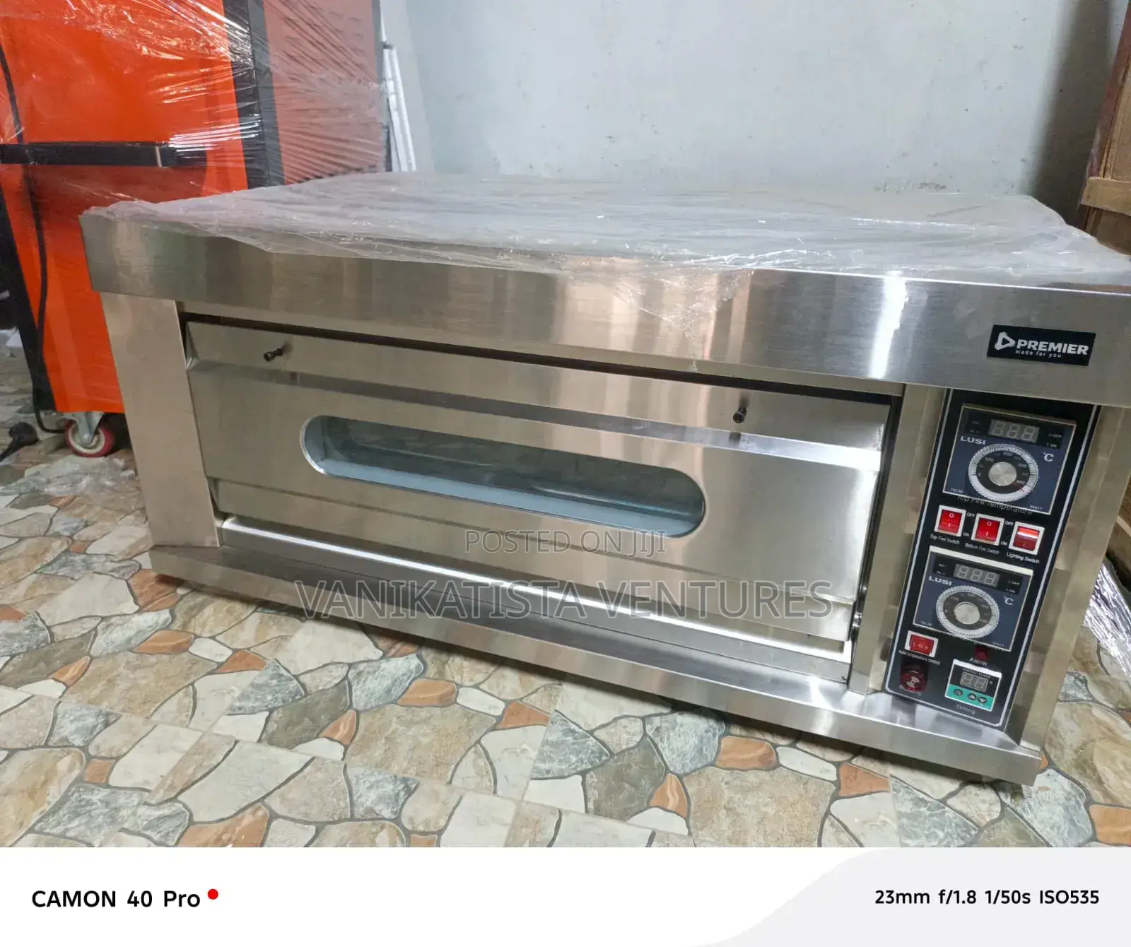 Single Deck Oven – Stainless Steel
Perfect for Start-Up Bakeries.