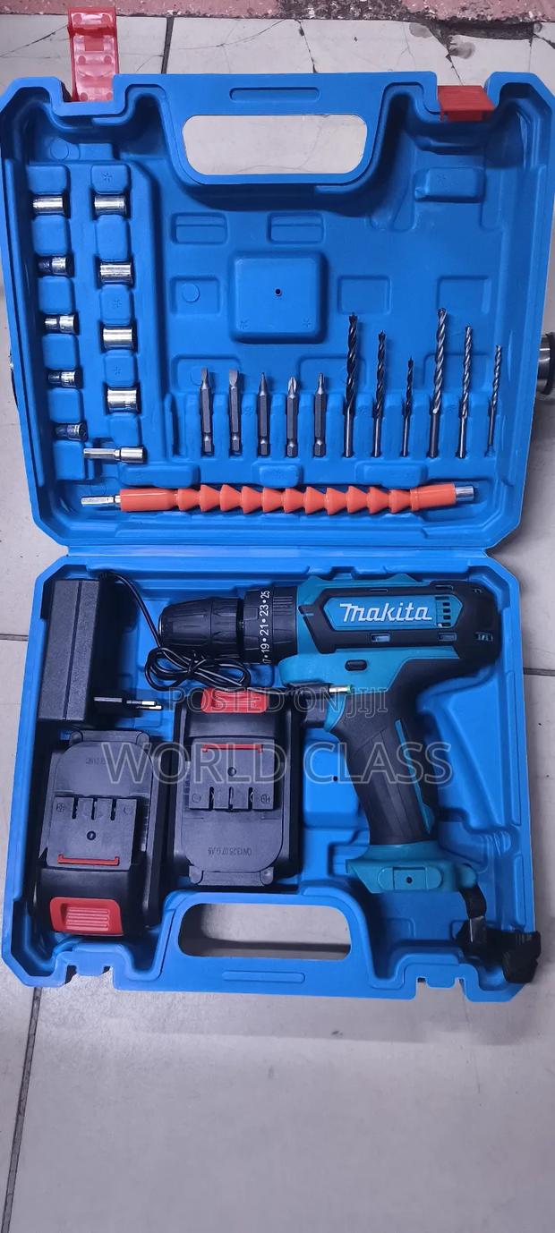 Makita 26v Cordless Drill With Accessories - main view