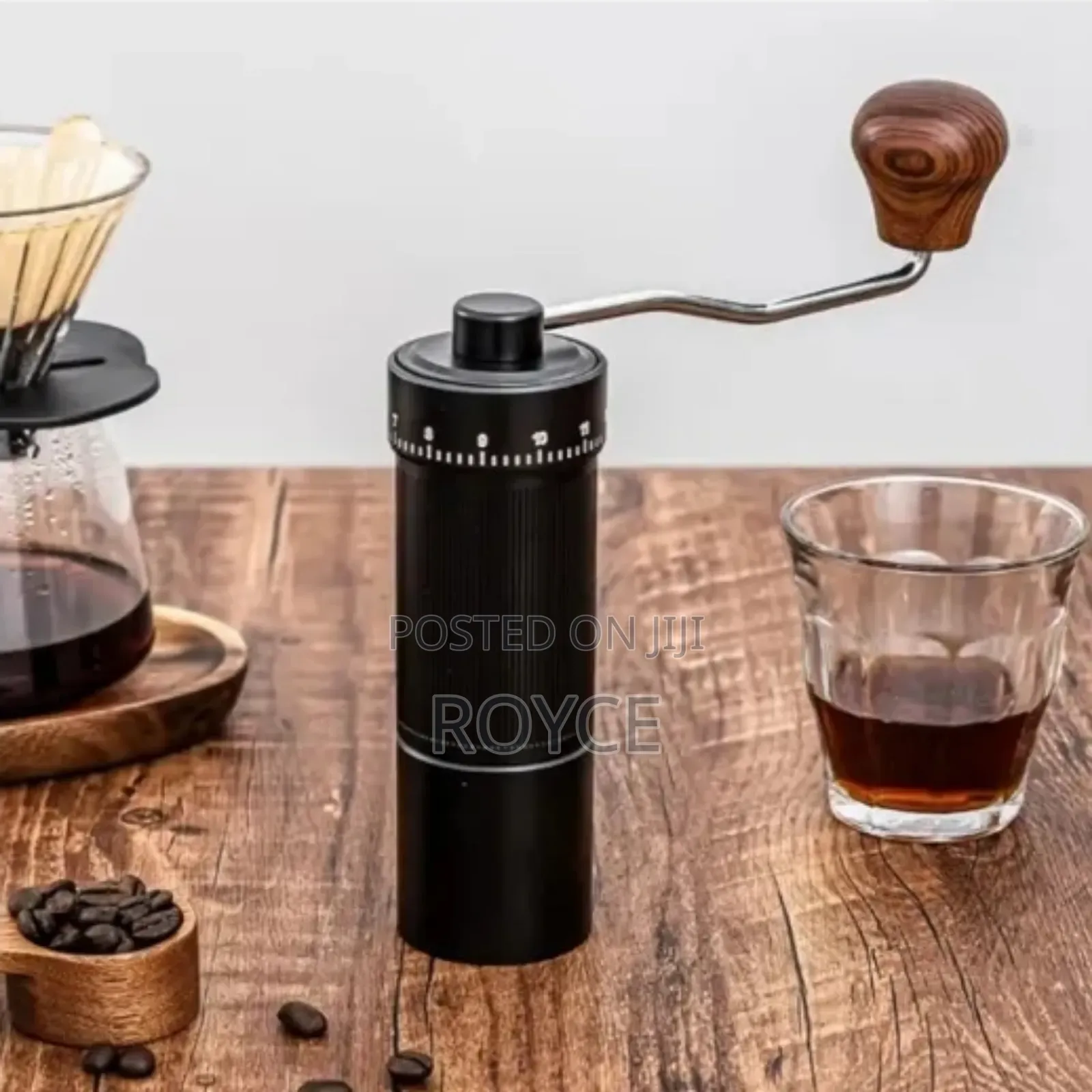Handheld Coffee Grinder With Stainless Steel Burr