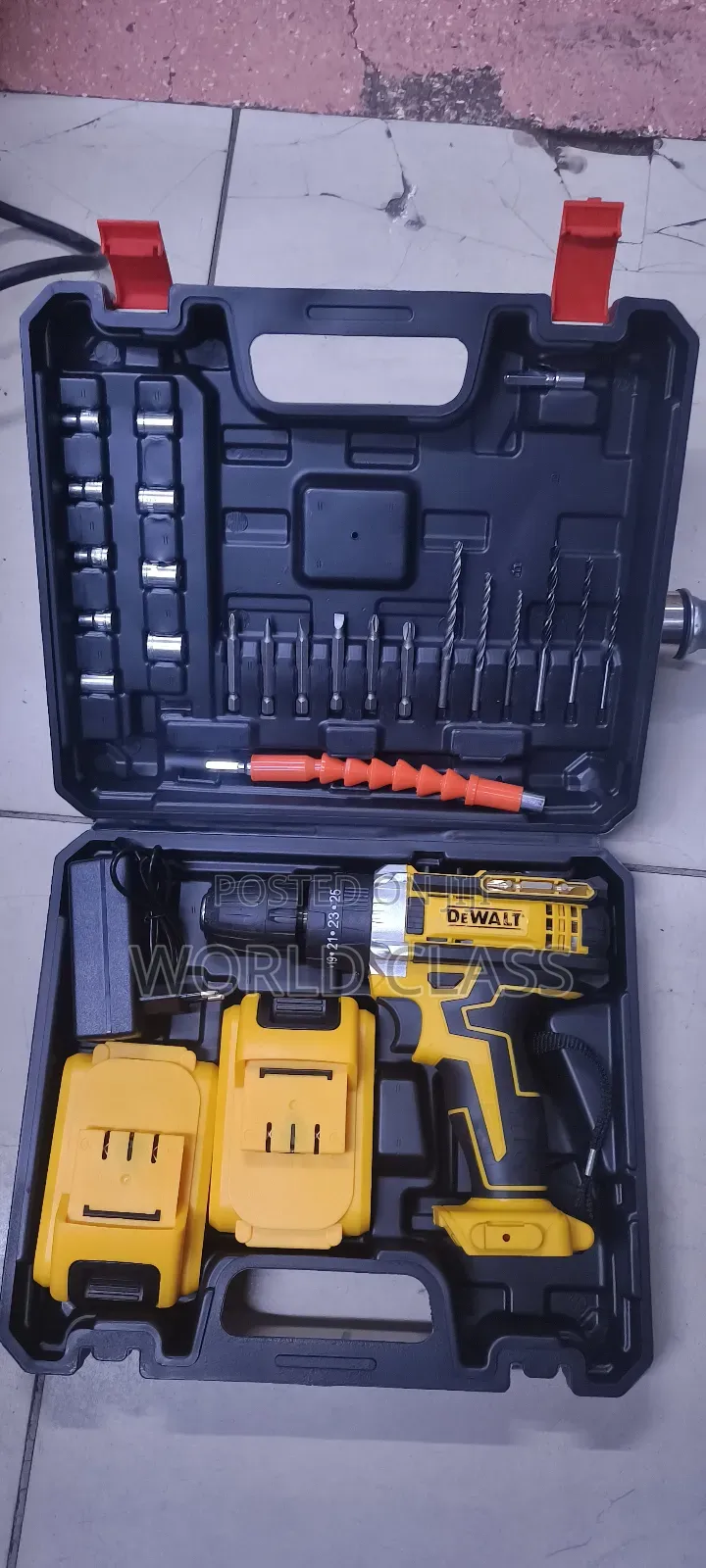 Dewalt 26v Cordless Drill And Accessories