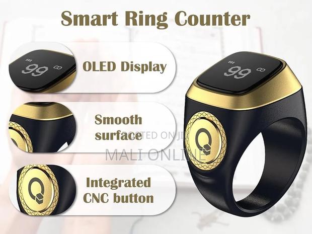 Iqibla Smart Tasbih Zikr Ring Muslim Prayer Reminder Tasbeeh Counter