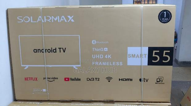 Solarmax  55 Inches Smart Android Digital Tv