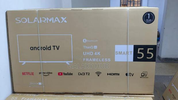 Solarmax  55 Inches Smart Android Digital Tv - thumbnail 2