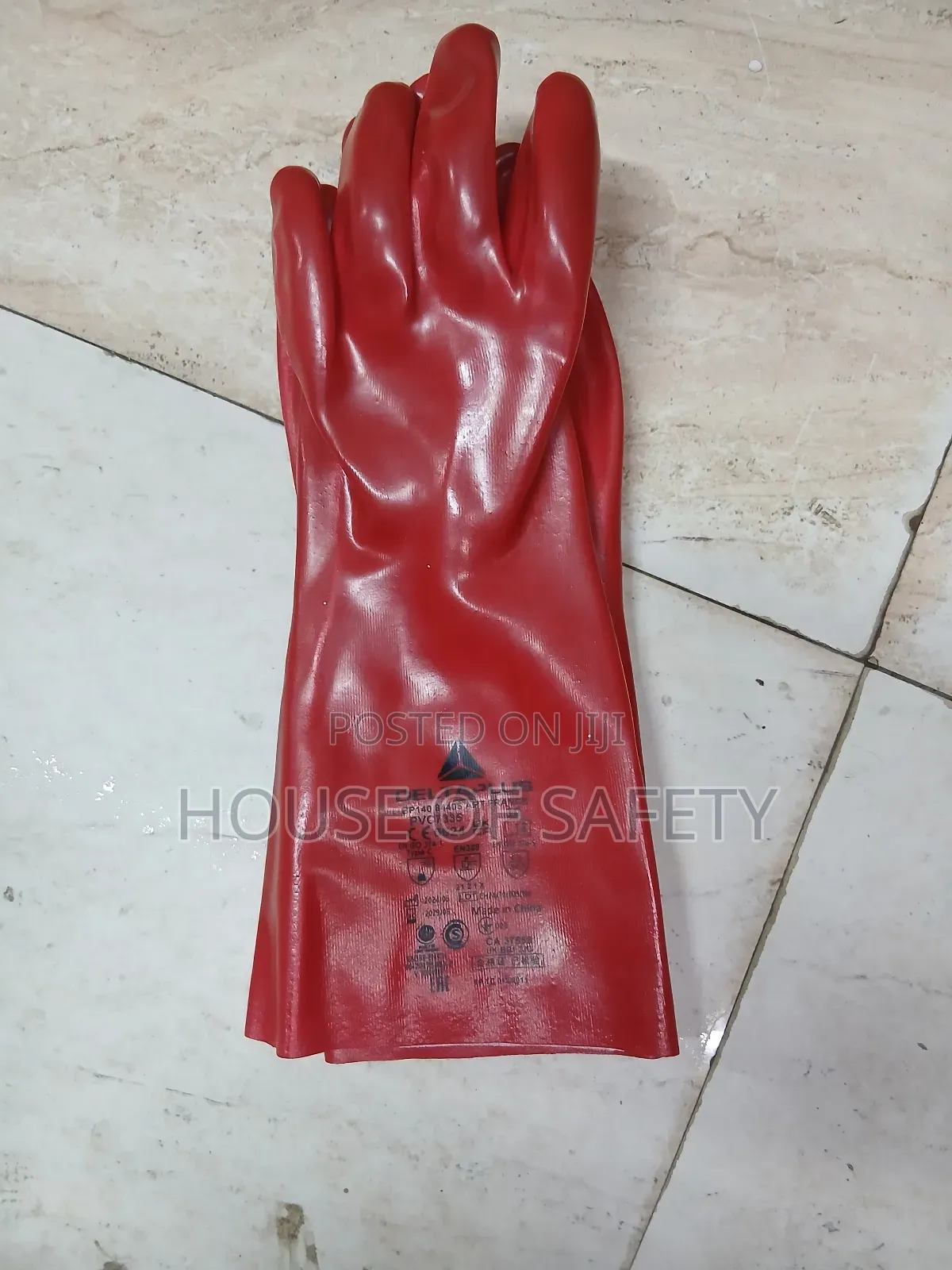 Original Delta Plus Red Gloves Waterproof