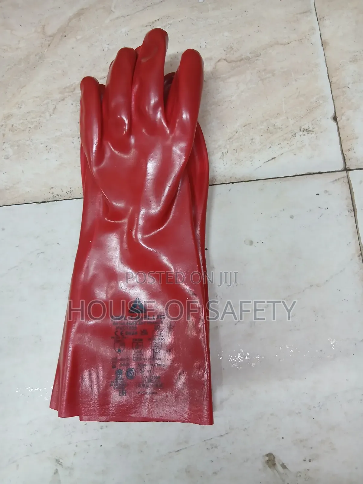 Original Delta Plus Red Gloves Waterproof