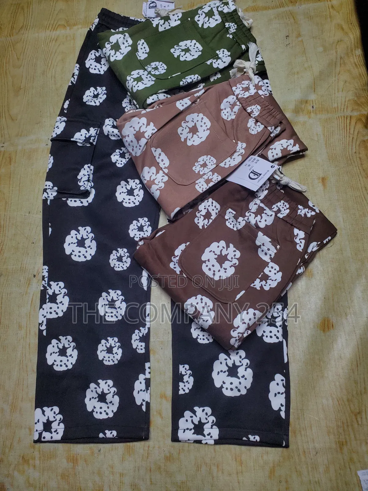 Quality Casual Designer Ready Made Tear Baggy Cargo Pant Trouser